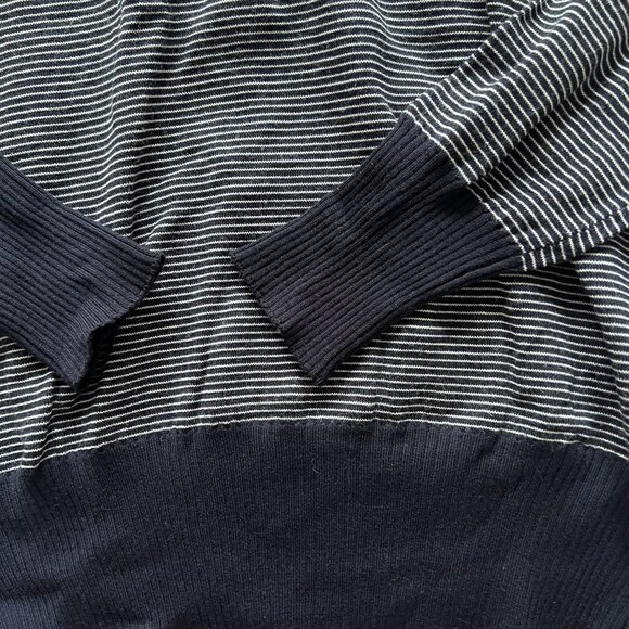 NWOT Giuliva Heritage Domitilla Striped Wool Turtleneck Sweater - Picture 5 of 7